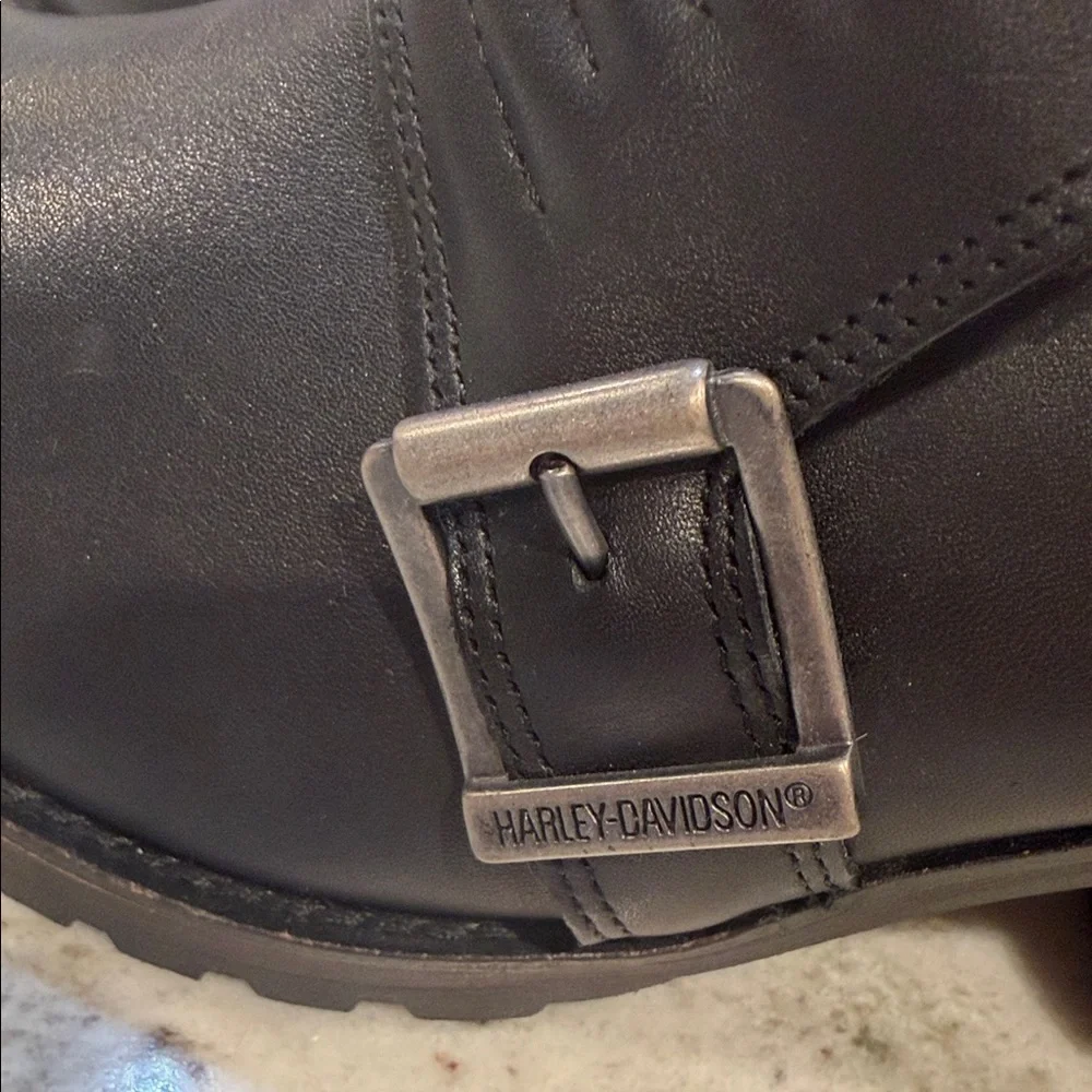 Harley-Davidson Women's Black Leather Booties NWOT